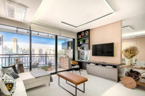Flat de Luxo Decorado, com Lava Louças